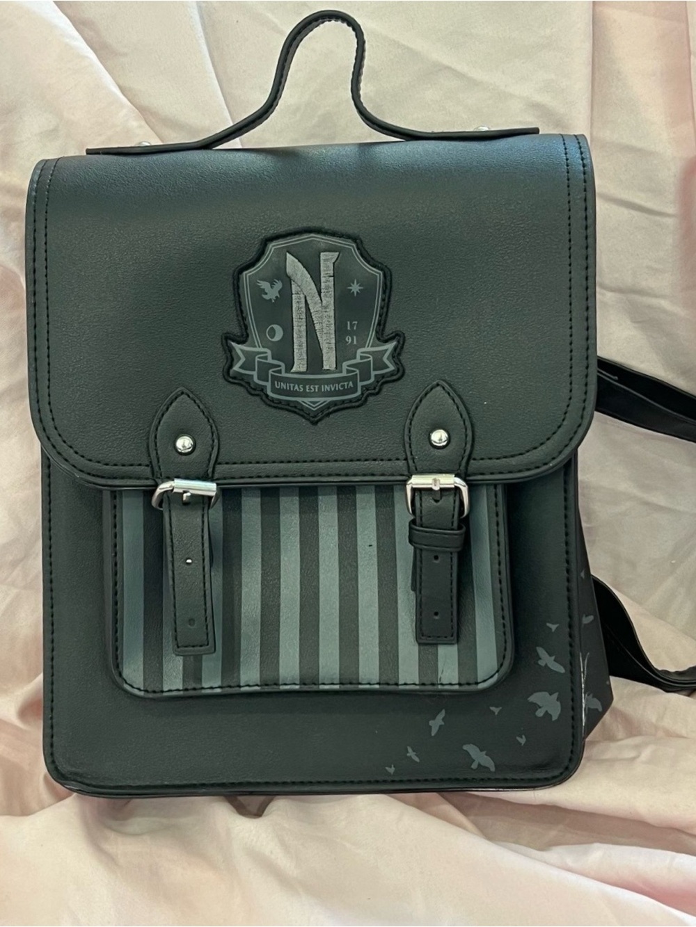 Wednesday Nevermore Academy Mini Backpack